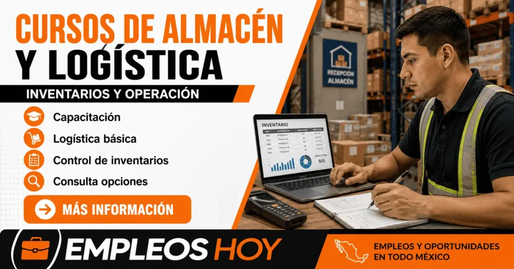 Cursos de almacén, logística e inventarios en México