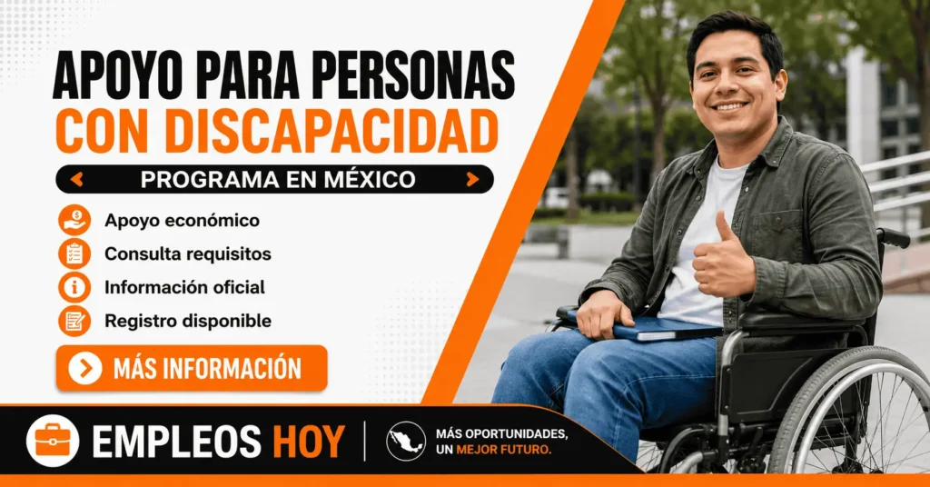 Apoyo para personas con discapacidad en México