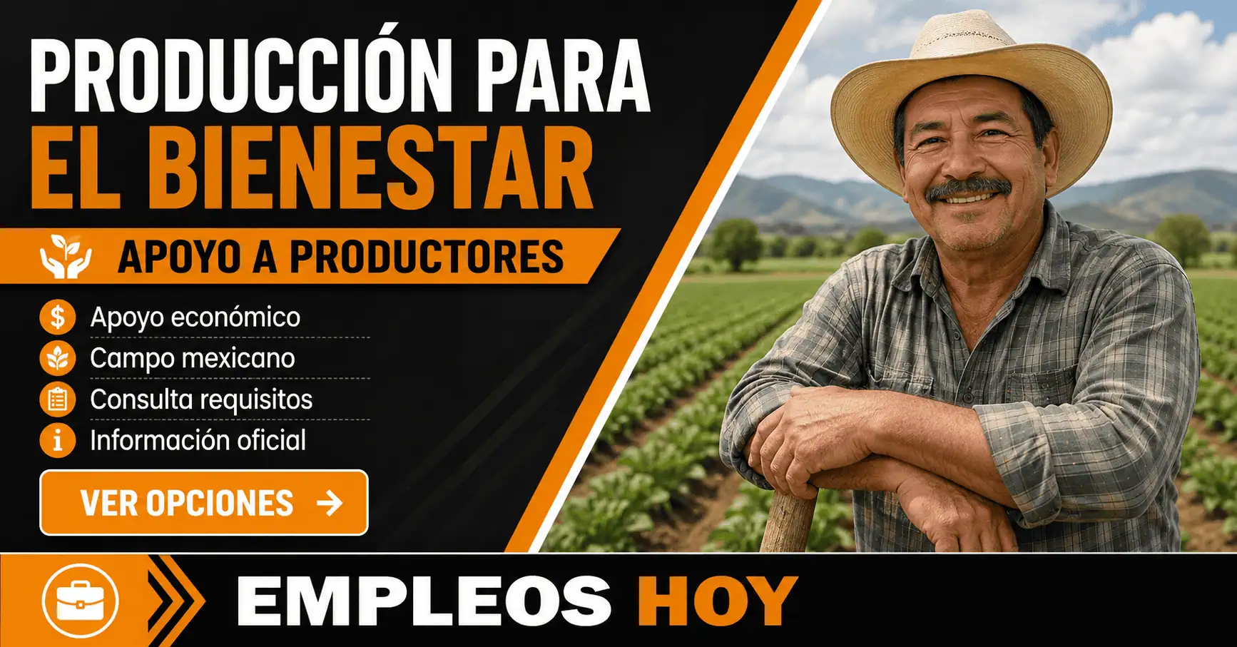 Producción para el Bienestar: apoyo económico para productores